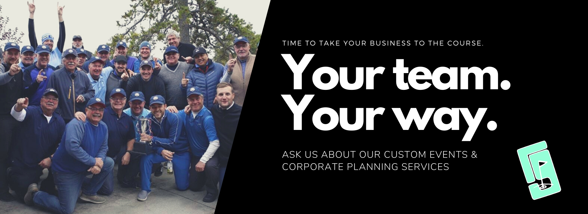 Corporate services - Your team. Your Wat. Rundellgolf